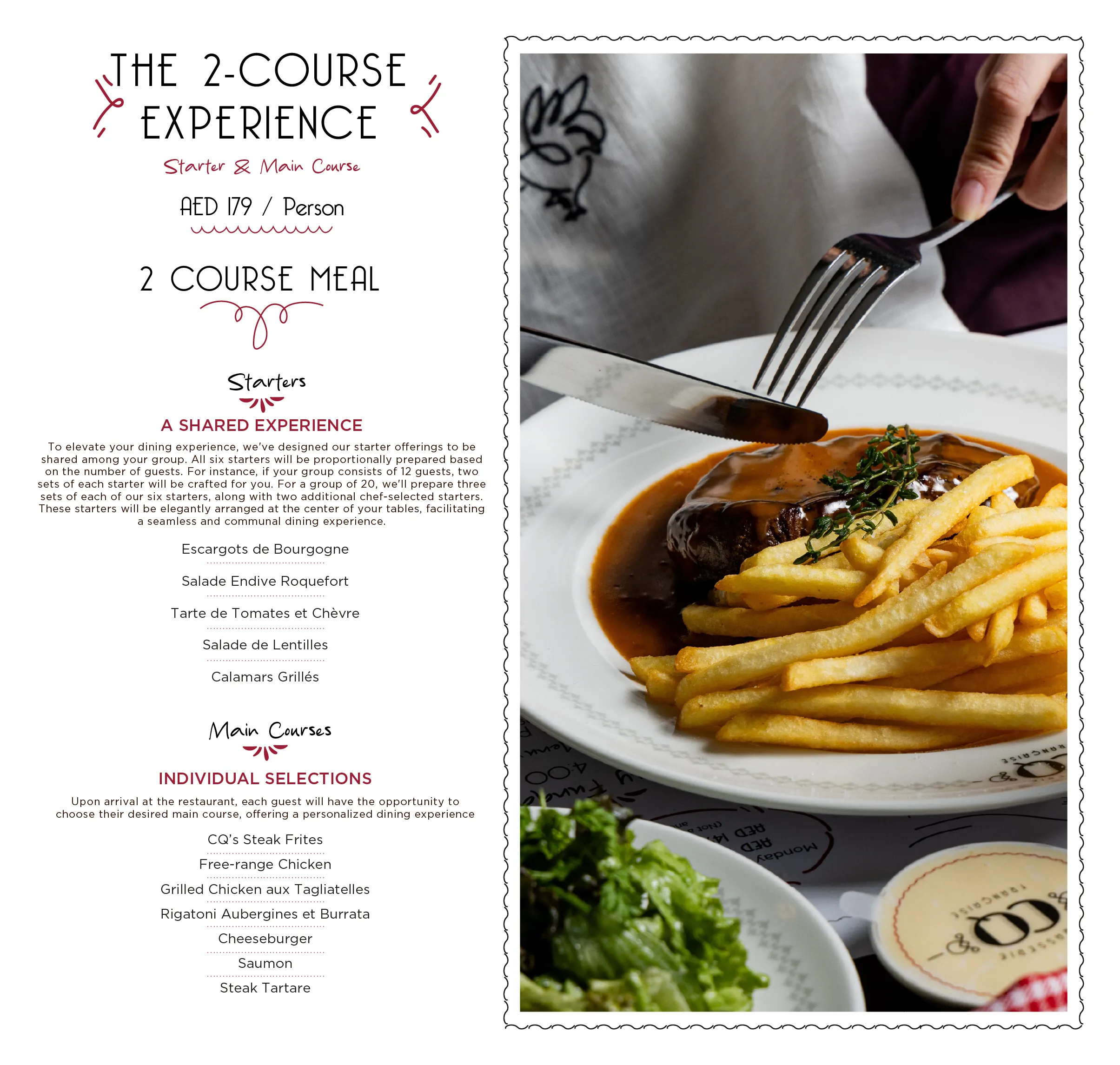 Canape selection for desktop