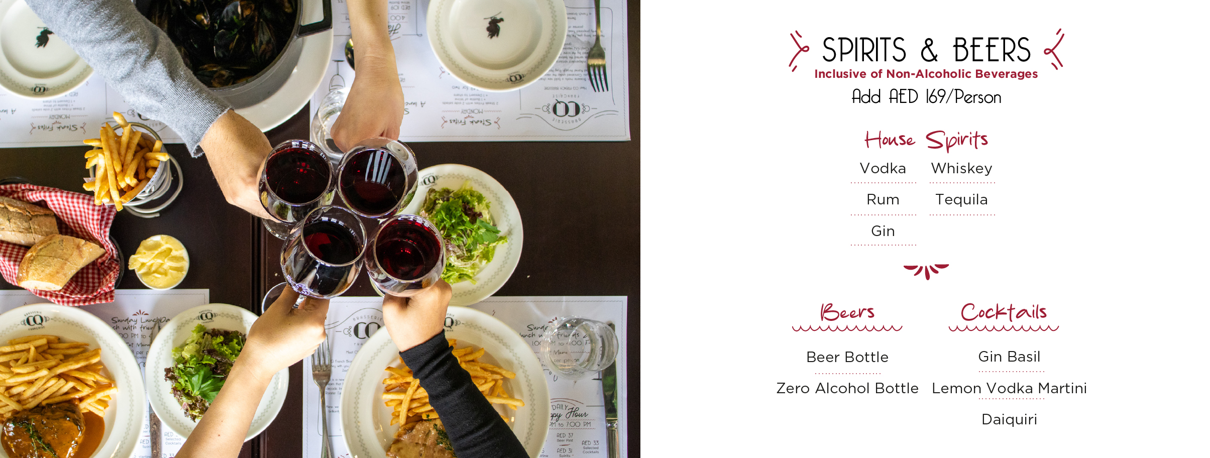 Canape selection for desktop