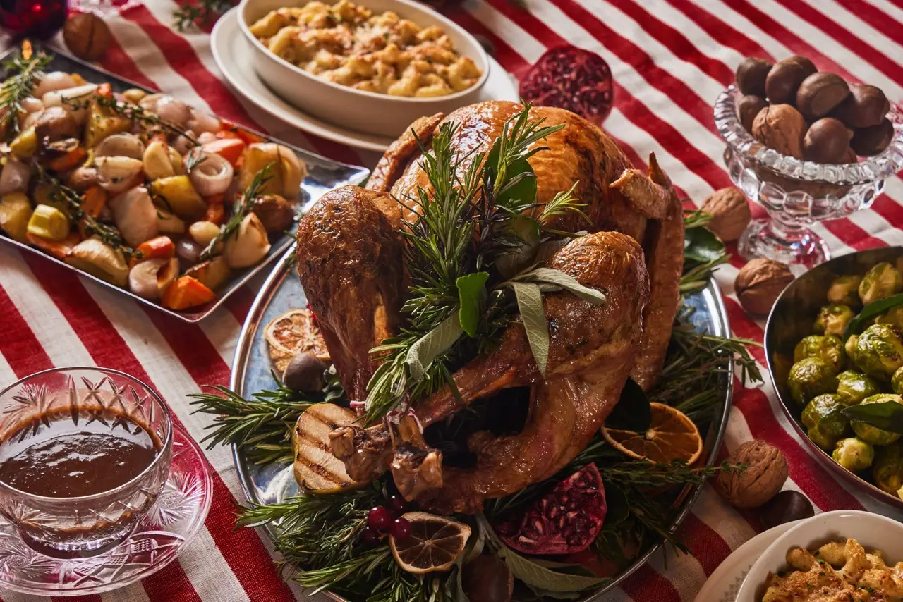 Turkey with sides
