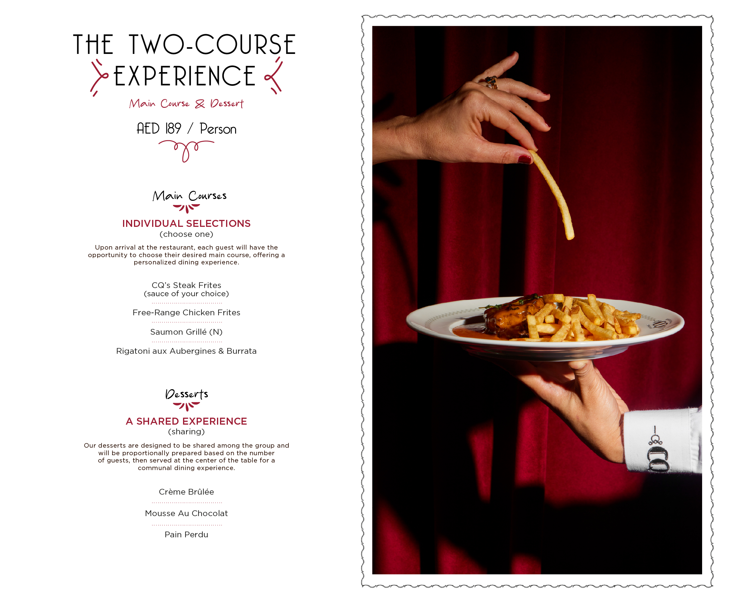 Canape selection for desktop