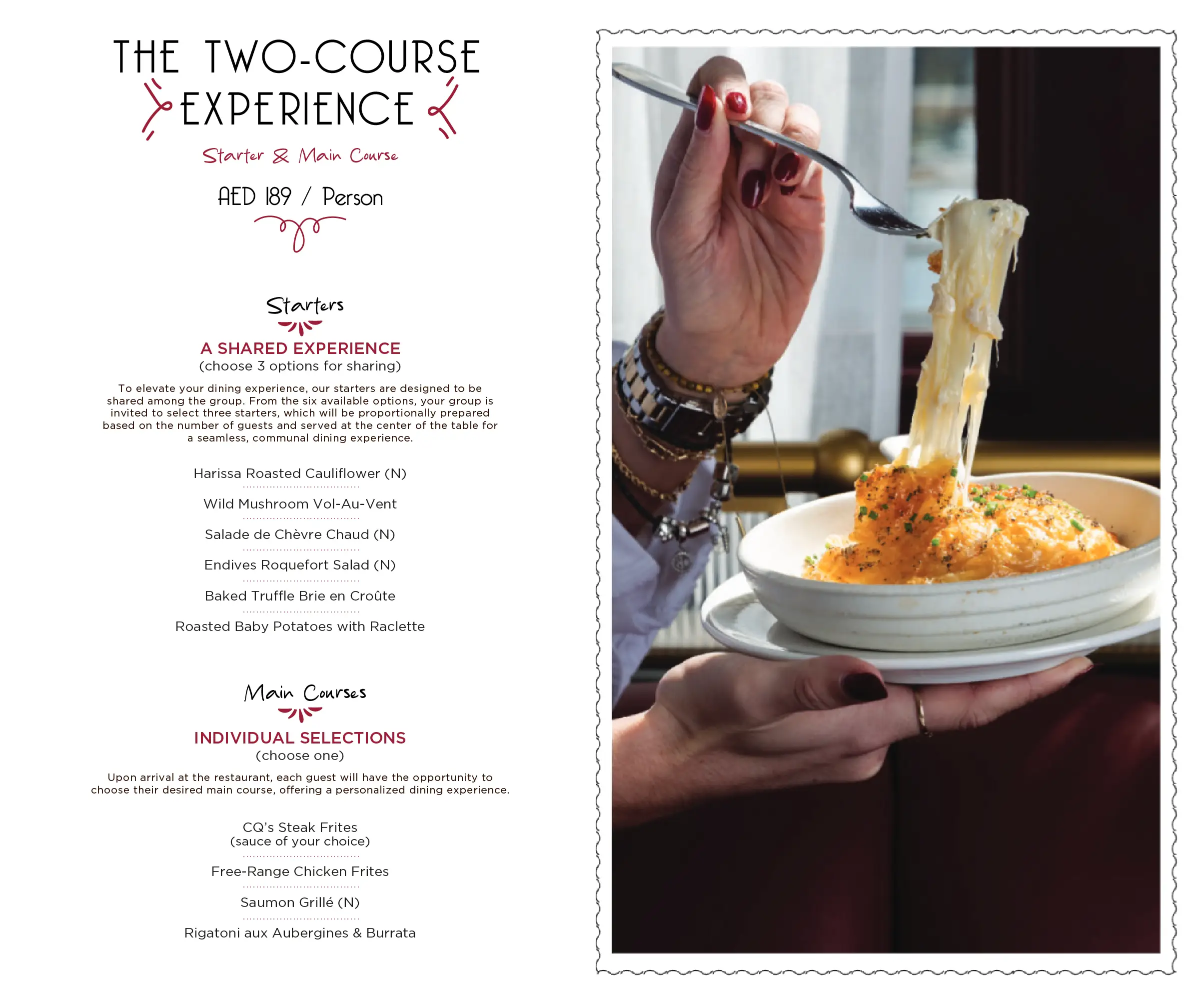 Canape selection for desktop