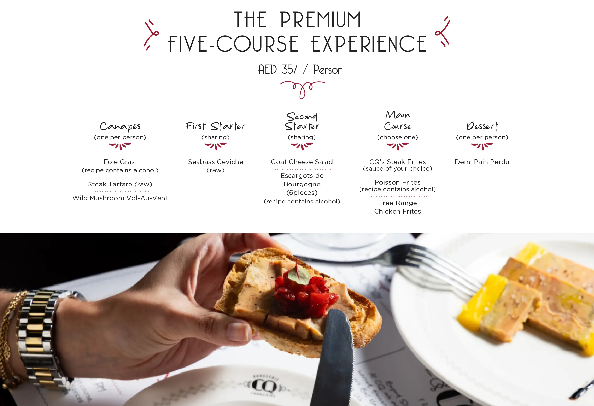 Canape selection for desktop