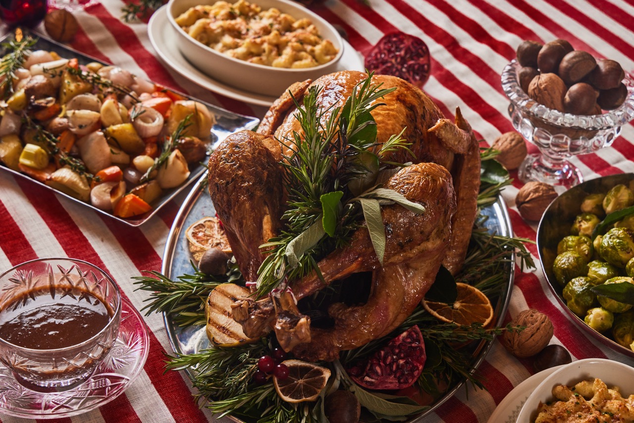 Turkey with sides